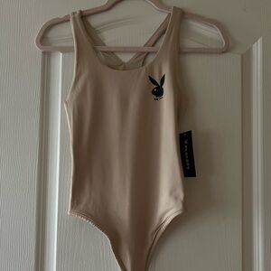 Beige Playboy Bodysuit NEW!